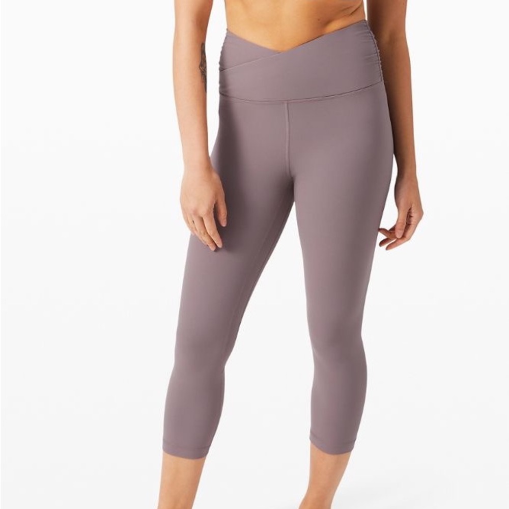 Lululemon Lululemon Align Crop 21" *Cross Waist - Lunar Rock